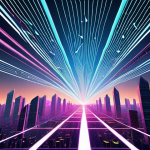 **Prompt for Image 1 (Growth Factor):**
    "A vibrant and futuristic digital landscape, illustrating explosive technological growth. AI and DX concepts are visually represented by interconnected luminous networks and rapidly ascending holographic charts. Tall, sleek, modern structures symbolize innovative startups and high-growth industries, reaching towards a sky filled with dynamic, upward-trending arrows. The scene evokes a sense of thrilling potential and fast-paced advancement, with a subtle hint of the inherent volatility and competitive energy of a rapidly evolving market. The overall feeling is one of exciting future possibilities and bold ambition."
